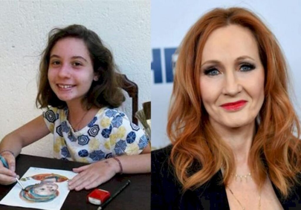 Editora Rocco /divulgação - Anita Barros e J.K. Rowling