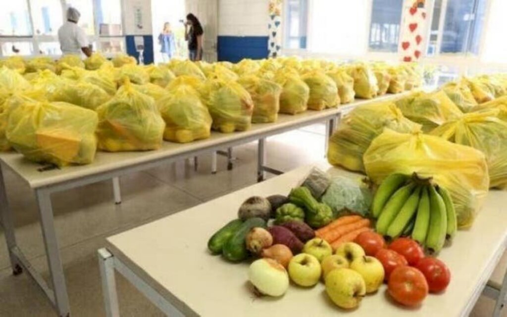 EDUCAÇÃO - Prefeitura de Joinville realiza última entrega de kits de alimentação neste ano