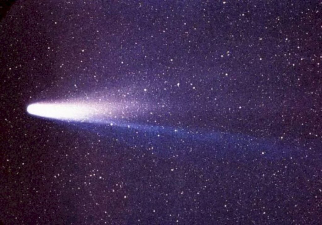 Foto: Nasa - Poeira deixada pelo Cometa Haley