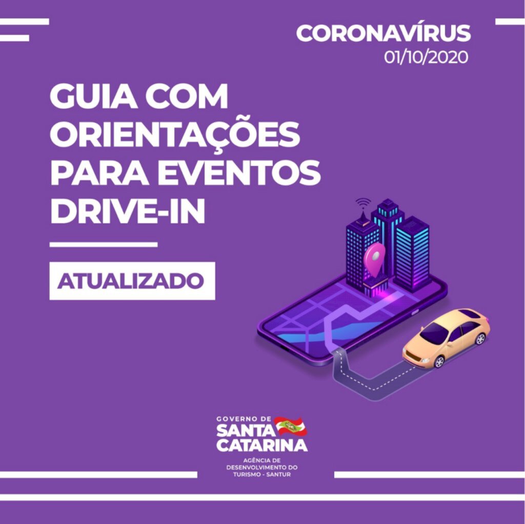 Eventos drive-in ganham edição atualizada do guia com orientações sanitárias de combate à Covid-19