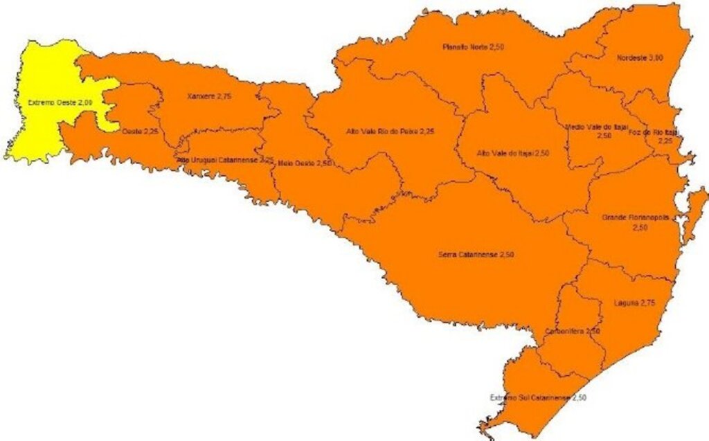 Joinville deixa de estar entre regiões de risco gravíssimo