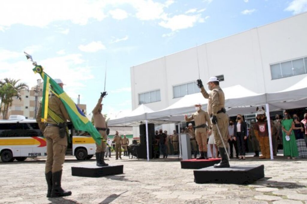 Polícia Militar Rodoviária realiza solenidade de troca de comando em SC