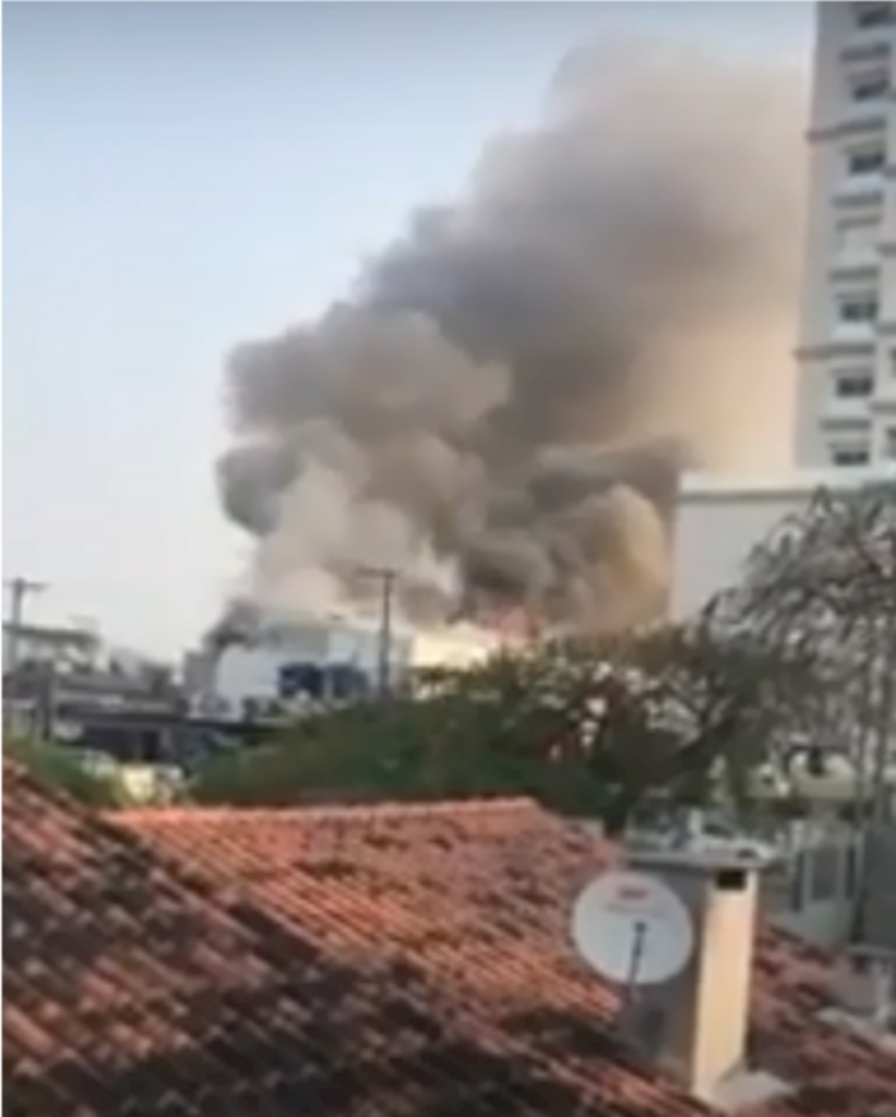 Incêndio no Supermercado Top