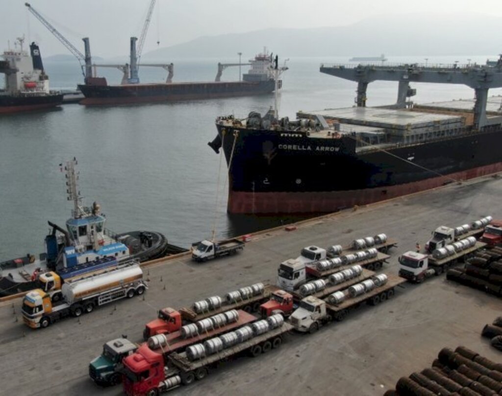 Porto de São Francisco bate recorde histórico na importação de fertilizantes e produtos siderúrgicos