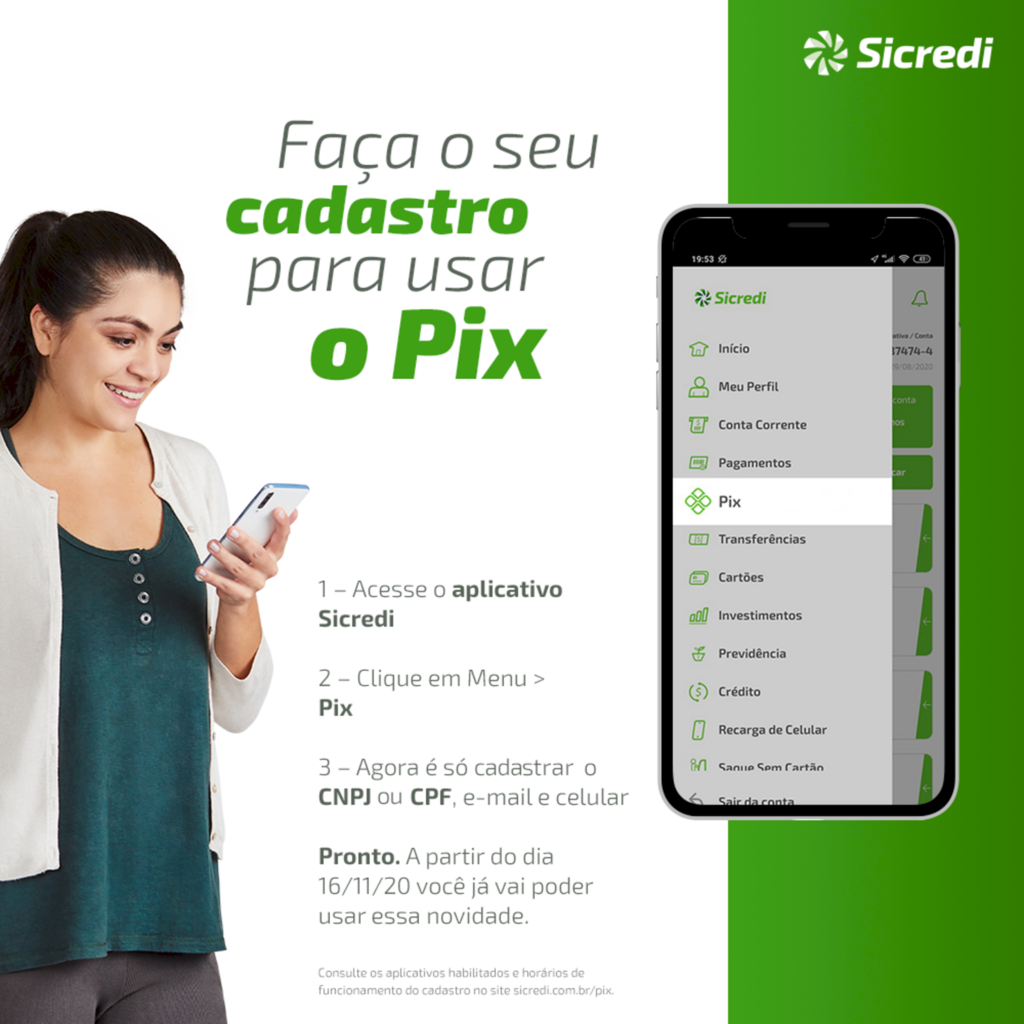 Sicredi começa etapa de cadastro para o Pix