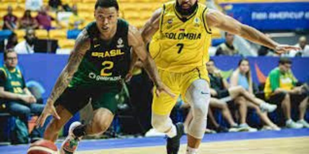 Brasil bate a Colômbia e avança às quartas de final da Copa América de basquete masculino