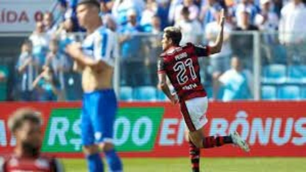 Flamengo vira sobre Avaí com dois gols de Pedro