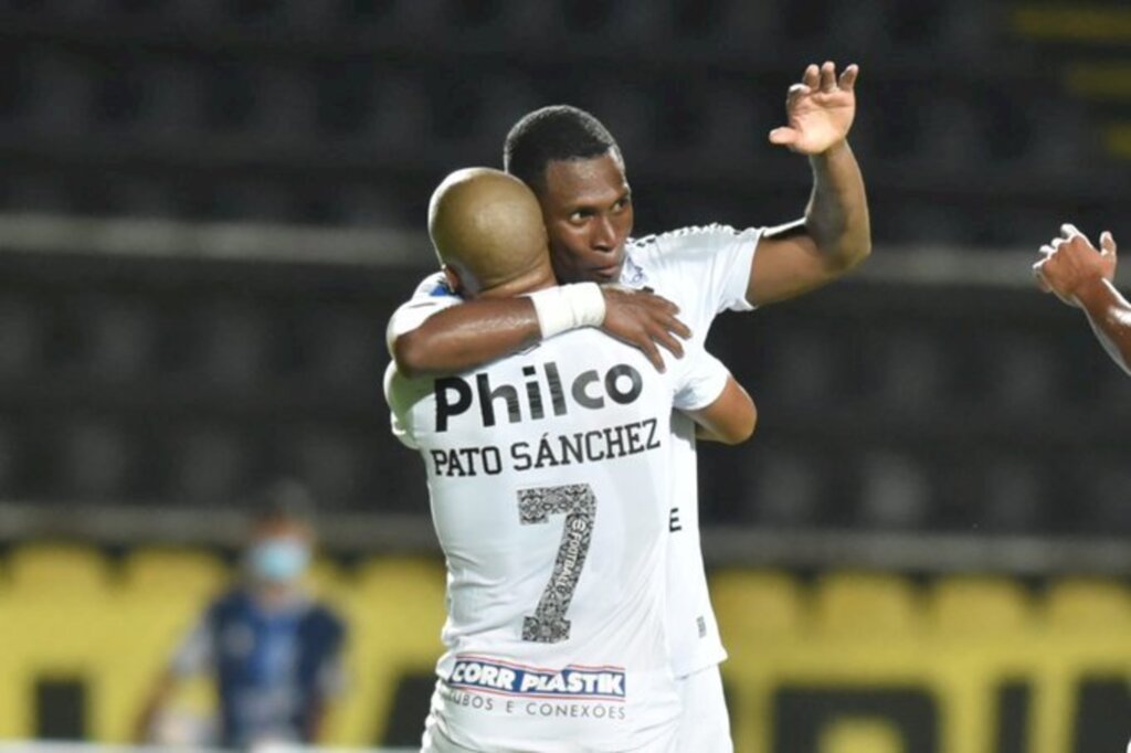 Santos supera desfalques e arranca empate com o Táchira pela Sul-Americana