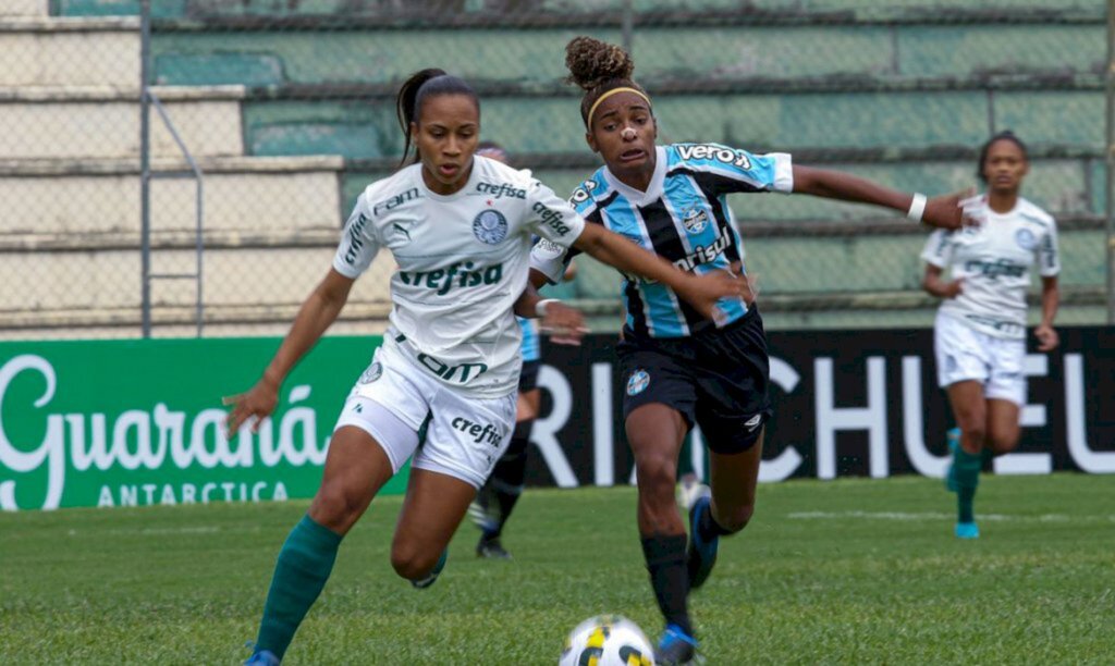 Brasileiro Feminino: Grêmio sai na frente, mas Palmeiras empata o jogo