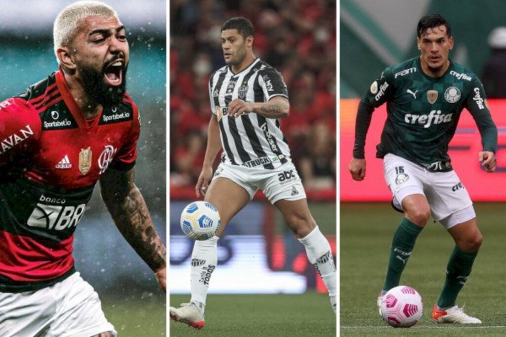 Futebol brasileiro põe Gómez, Hulk e Gabigol como finalistas do prêmio Rei da América de 2021