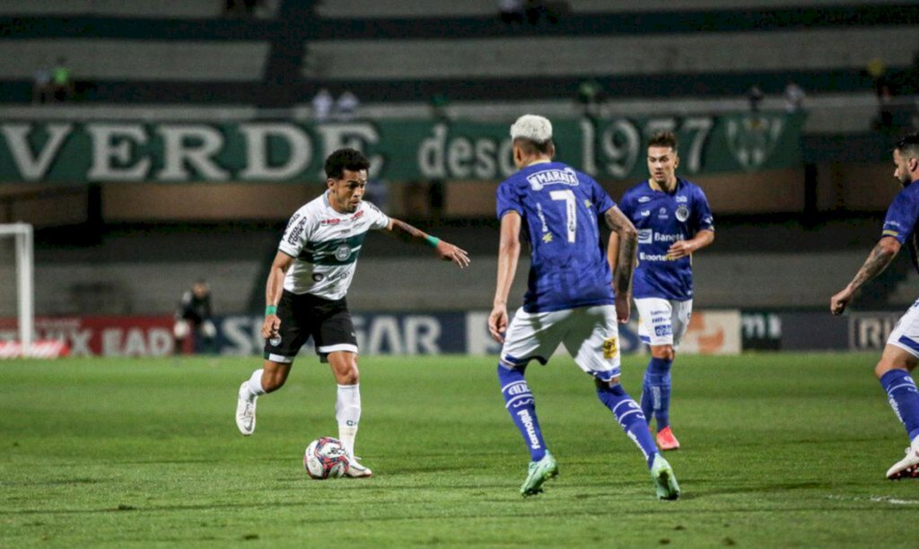 Líder Coritiba arranca empate com Confiança na Série B