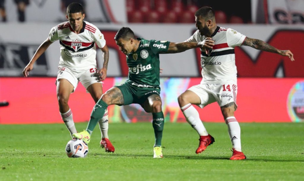 São Paulo e Palmeiras ficam no 1 a 1 pela Libertadores