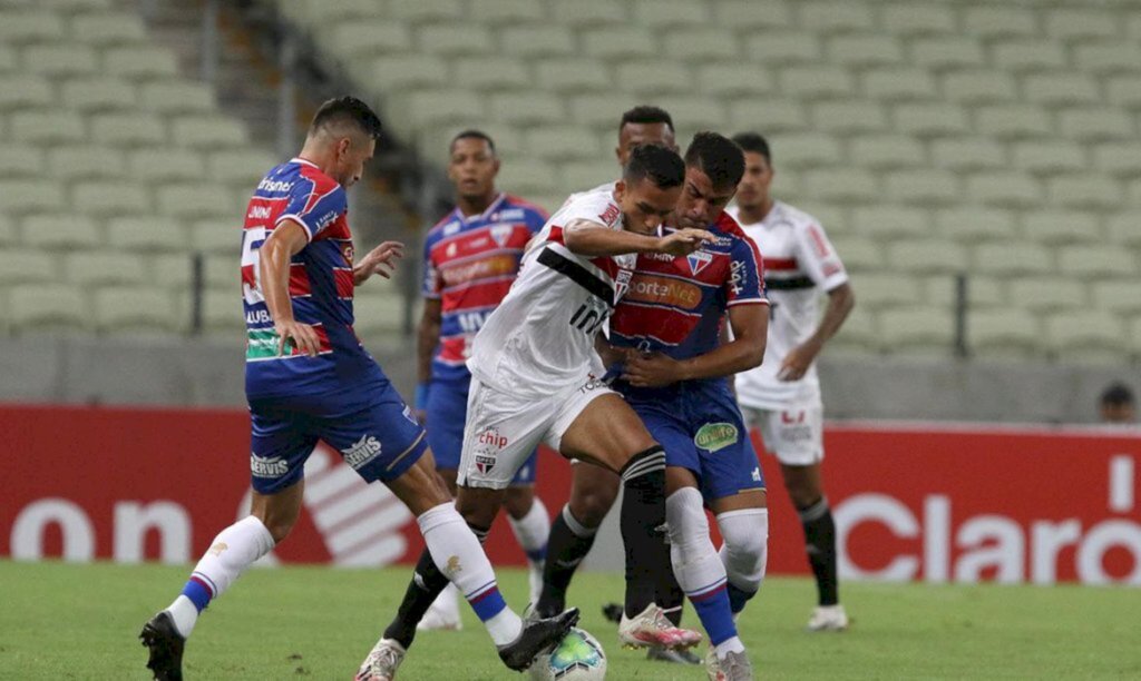 Copa do Brasil: em jogo movimentado, Fortaleza e São Paulo empatam