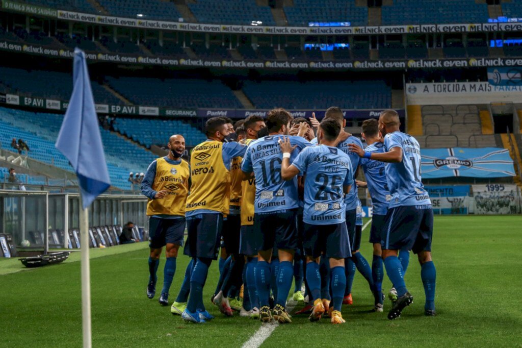 Grêmio vence o Coritiba por 2 a 1