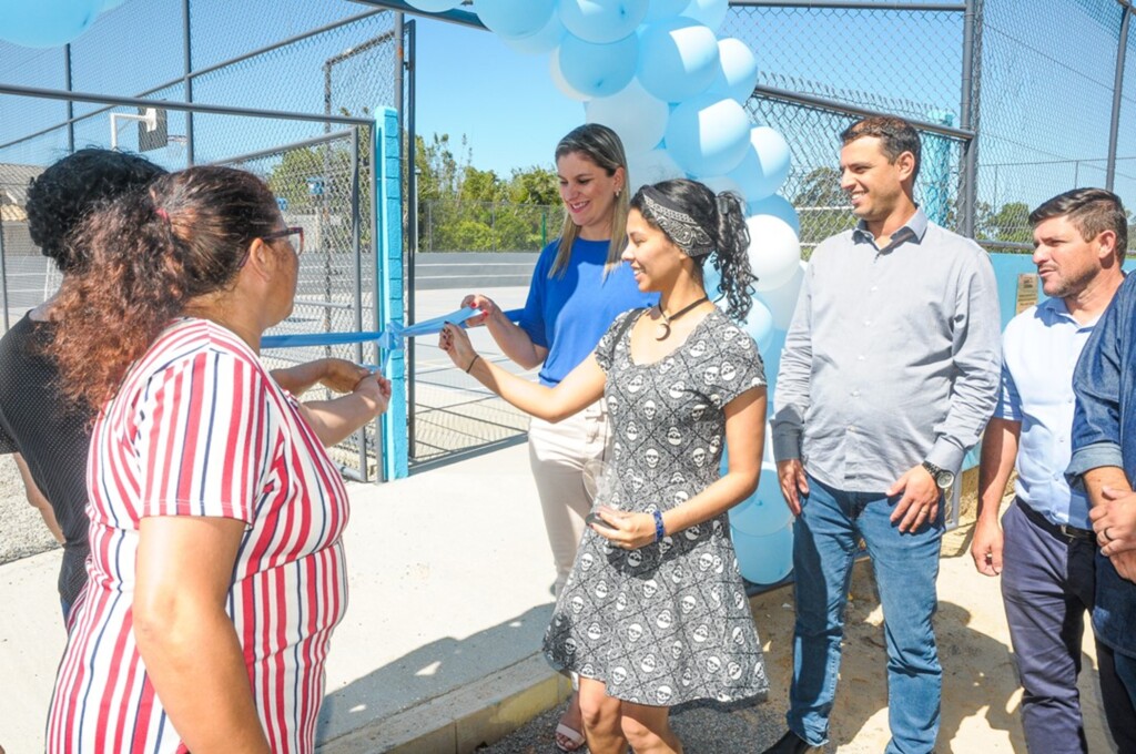 Região Sul de Garopaba ganha nova quadra poliesportiva