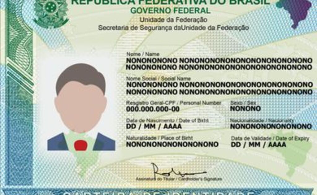 Reprodução - Novo RG terá validade de 10 anos para pessoas com até 60 anos
