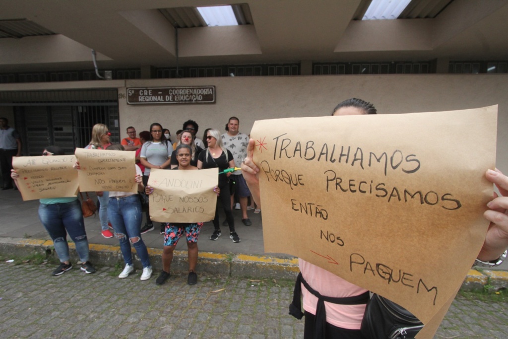 Foto: Jô Folha - DP - Funcionários de terceirizada estão com salários atrasados