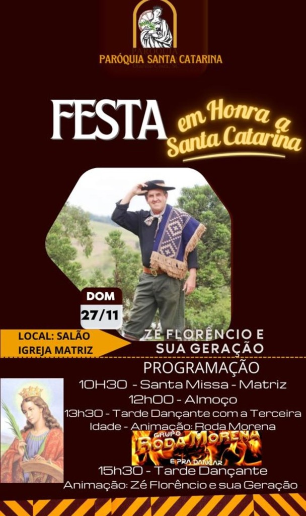 Festa em honra a padroeira de Otacílio Costa está sendo preparada