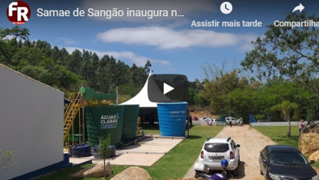Samae de Sangão inaugura nova estação de tratamento