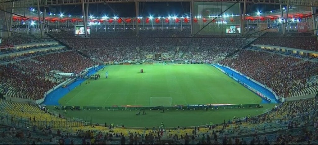 Reprodução/GloboEsporte - Maracanã durante jogo da Libertadores