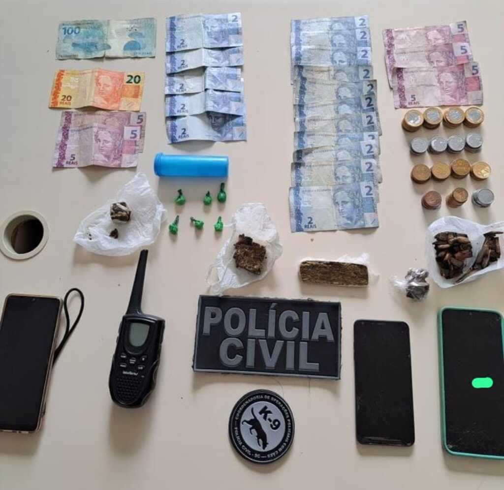 Polícia Civil faz prisões por tráfico de drogas, organização criminosa e homicídio