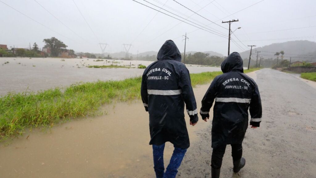 Defesa Civil de Joinville registra mais 30 ocorrências nas últimas 24 horas