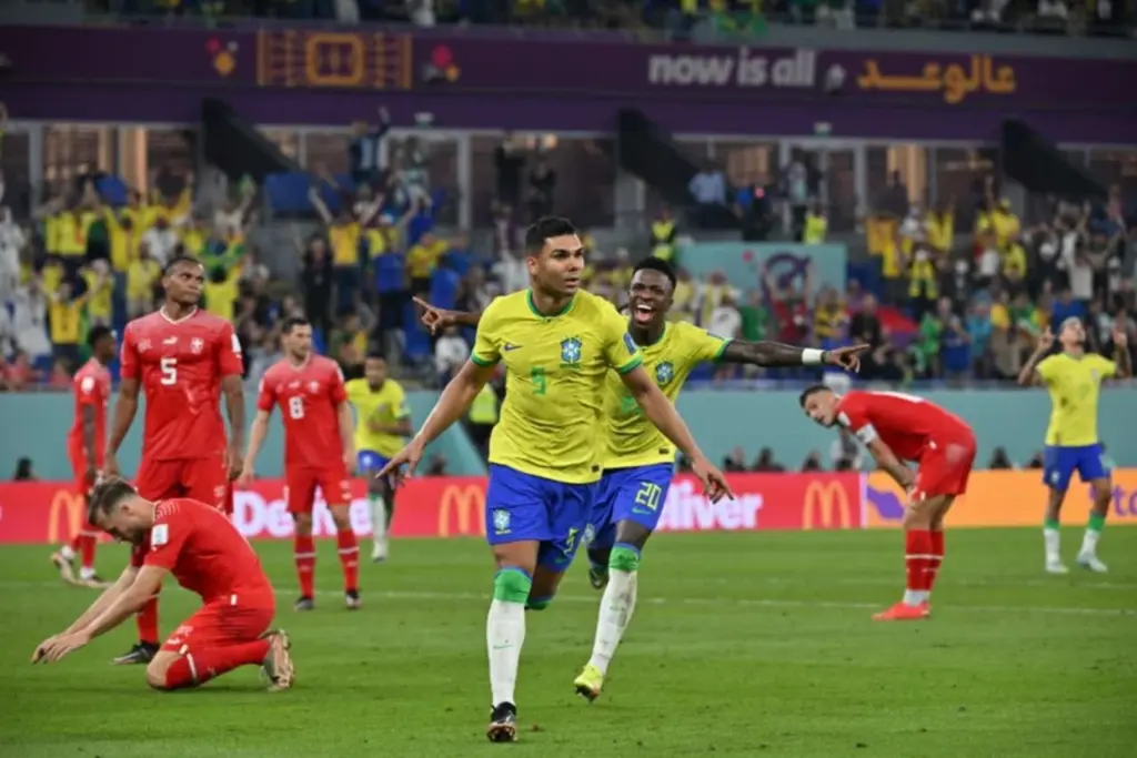 Brasil vence a Suíça e garante vaga nas oitavas da Copa do Mundo