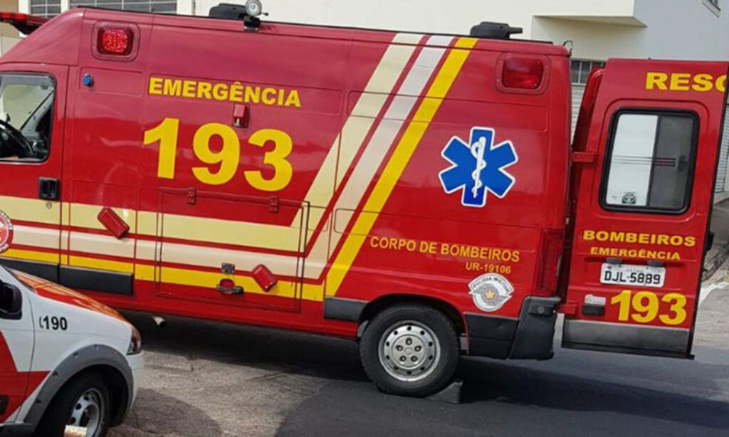 (Imagem divulgação Corpo de Bombeiros) - Menino de 13 anos é atropelado na Vila Nova