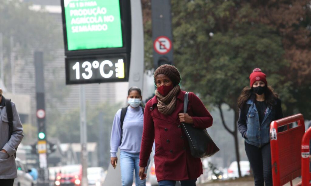 Frio deve chegar a todas as regiões do país a partir deste domingo