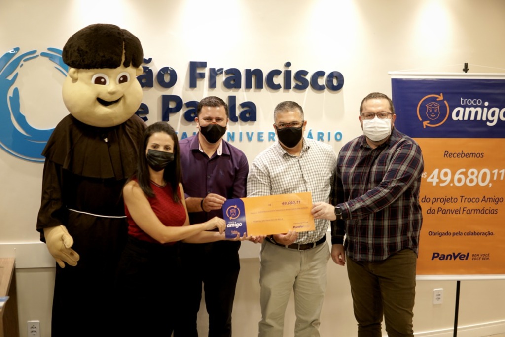 Hospital São Francisco recebe R$ 49 mil  de Troco Amigo