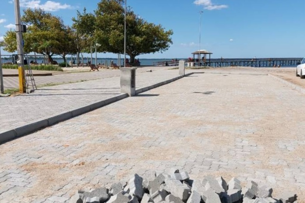Estacionamento para food trucks no Laranjal está quase concluído