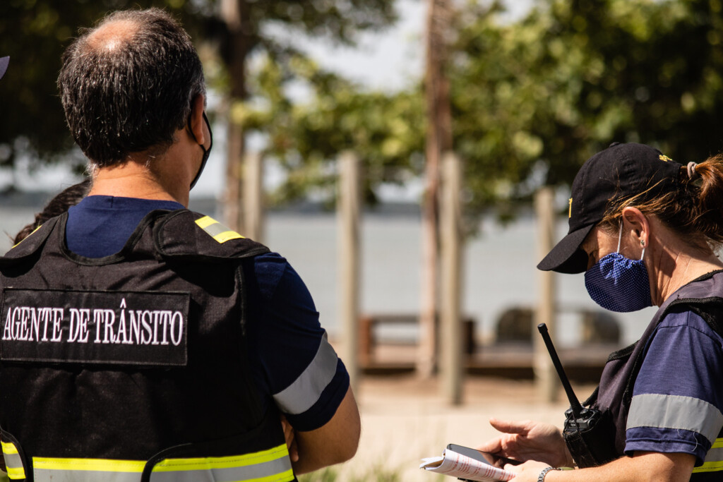 Trânsito está com bloqueio total em trecho da  Fernando Osório