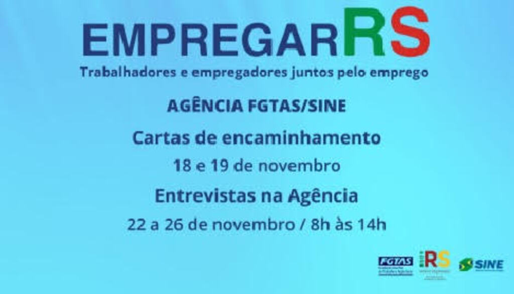 Sine Pelotas realiza EmpregarRS