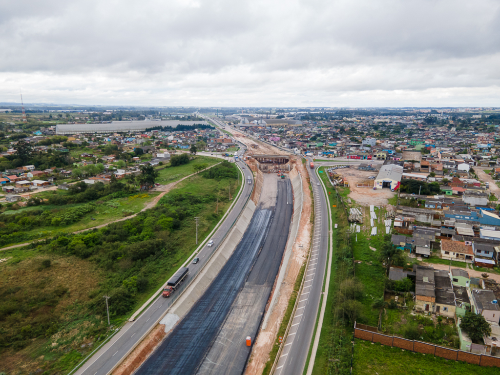 DNIT avança nas obras de duplicação do Contorno de Pelotas no Rio Grande do Sul