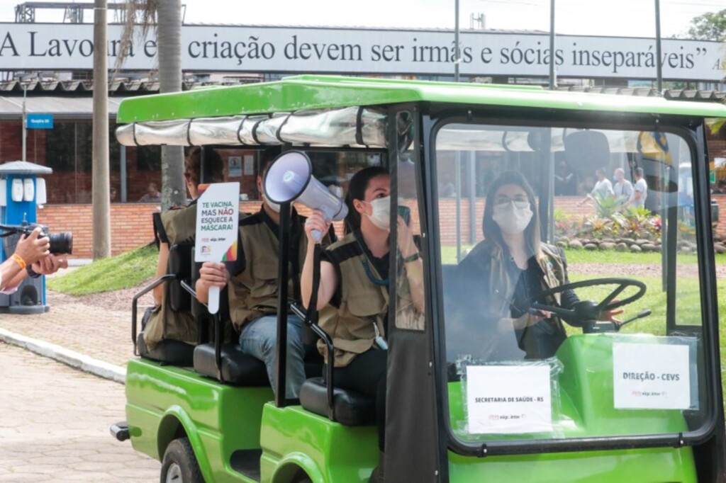 Secretaria da Saúde volta a fazer exames em trabalhadores da Expointer para garantir ambiente seguro