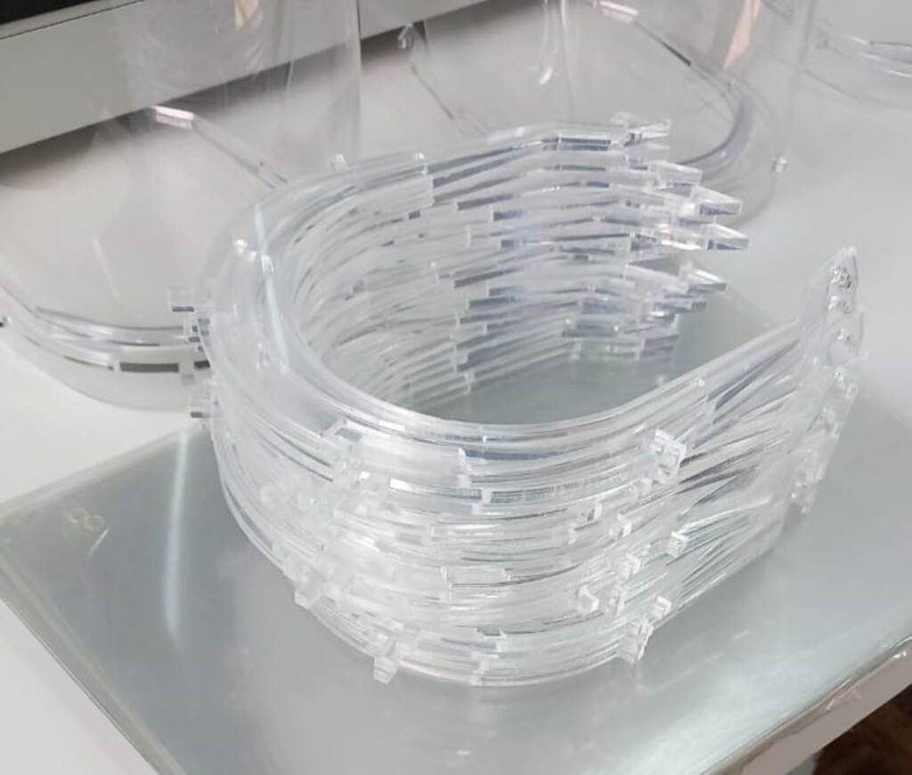 Projeto de extensão da Arquitetura e Urbanismo da UCPel produz face shields