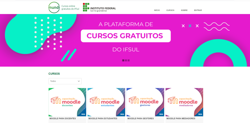 IFSul lança a Mundi, plataforma de cursos online gratuitos