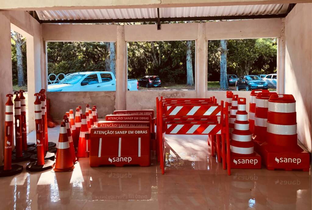 Sanep moderniza sinalização para obras e serviços de rua