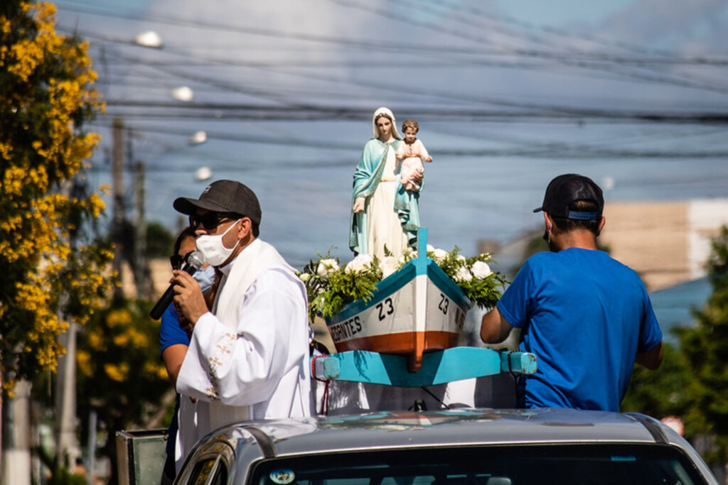 Prefeito em Exercício de Pelotas prestigia a 90ª Festa de Nossa Senhora dos Navegantes