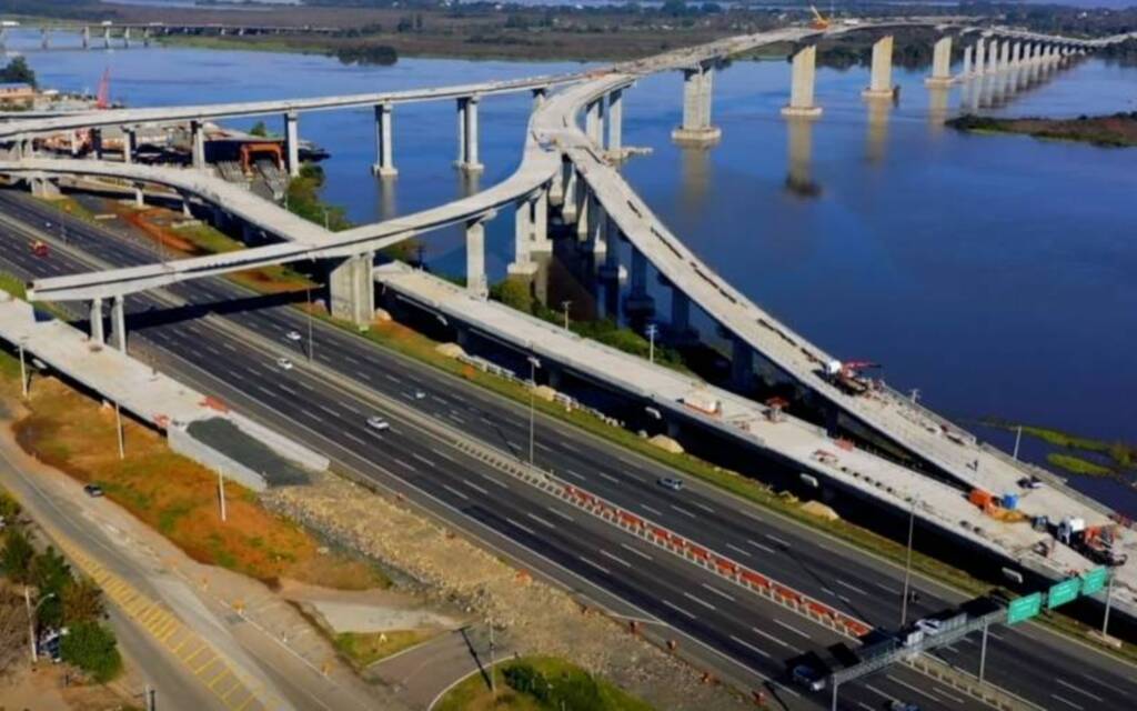 Obras da Nova Ponte do Guaíba alteram acessos a partir desta terça-feira
