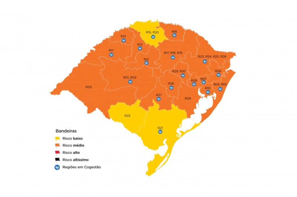 Pelotas é classificada com a bandeira amarela