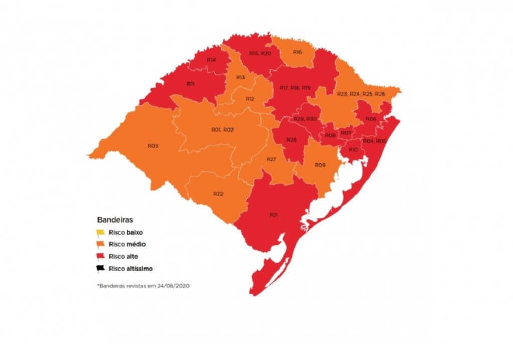 Estado mantém Pelotas na bandeira vermelha