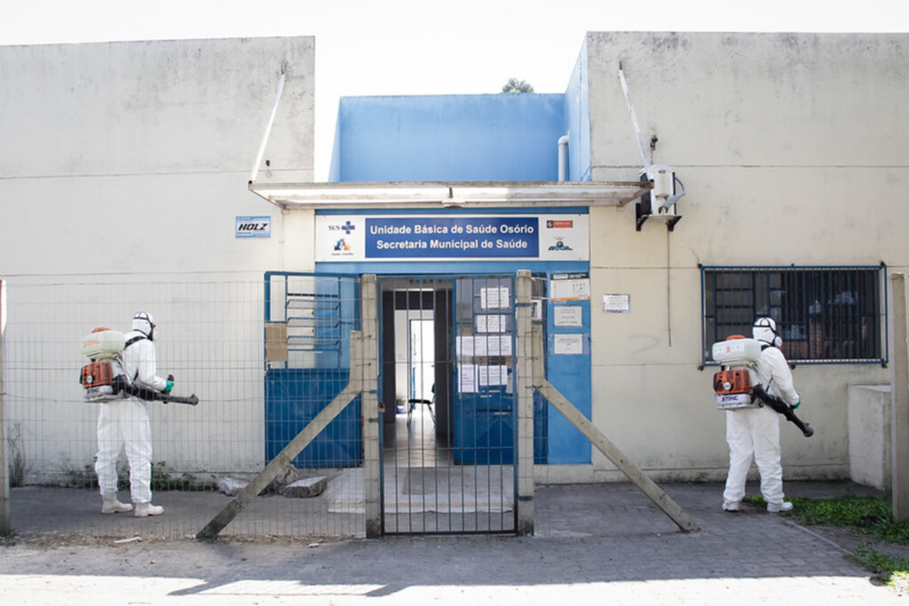 UBSs recebem higienização diária para desinfecção