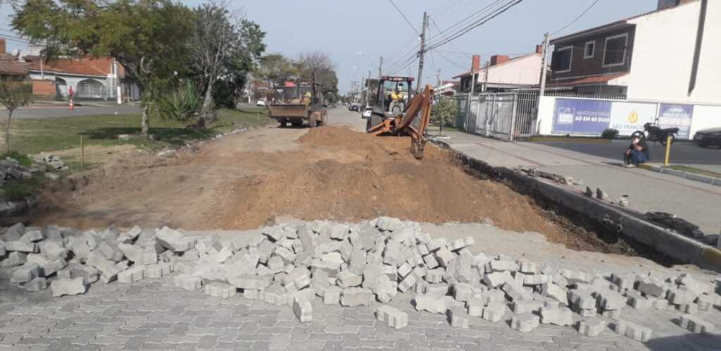 Trecho da São Francisco de Paula está 50% pronto
