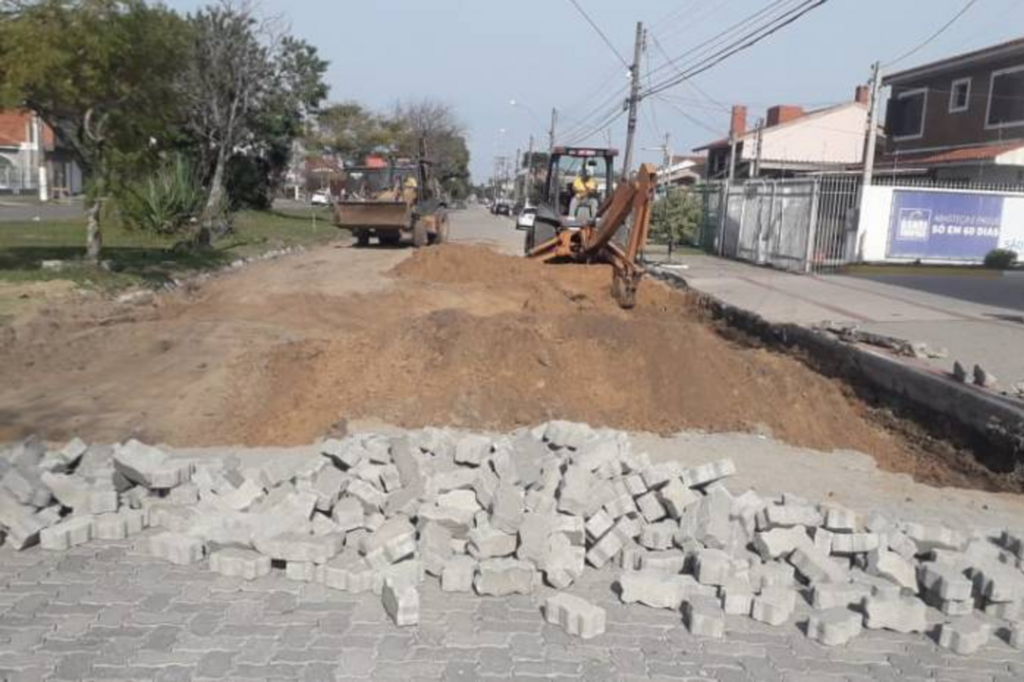 Novo trecho da São Francisco de Paula recebe obras