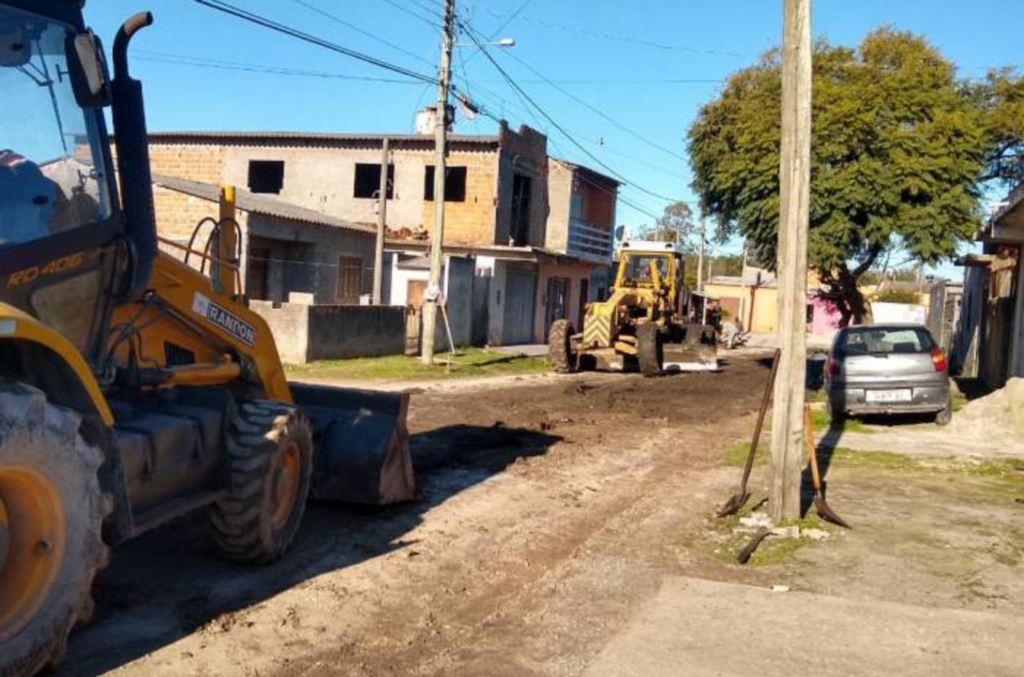 Rua do Navegantes II recebe pavimentação