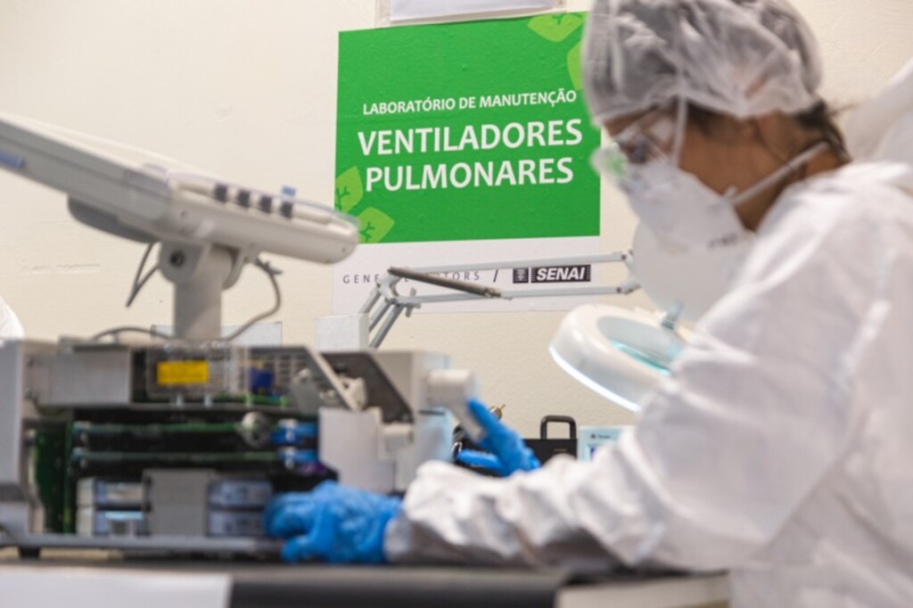 Mobilização garante o conserto de respiradores para hospitais