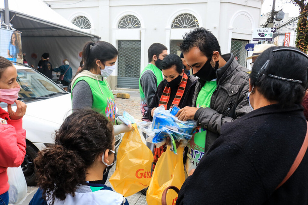 Projeto distribui dez mil máscaras em Pelotas