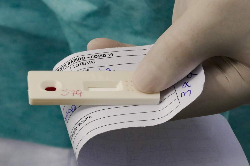 Nova remessa de testes rápidos