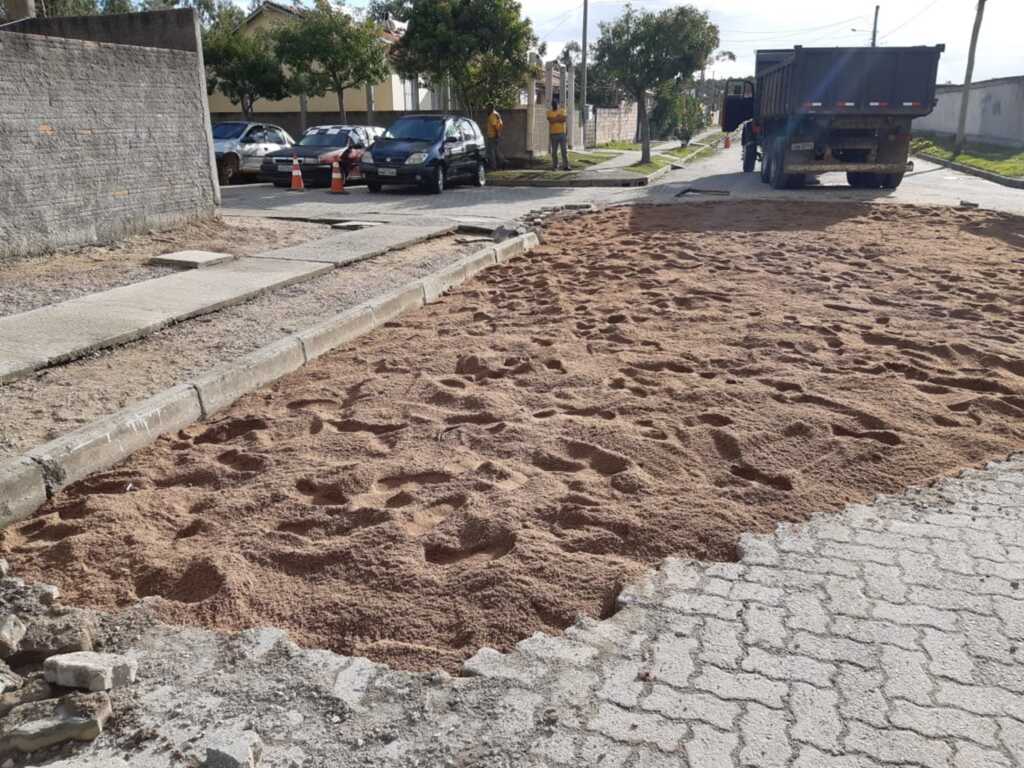 Pistas de ruas são refeitas no Eldorado e no Fragata